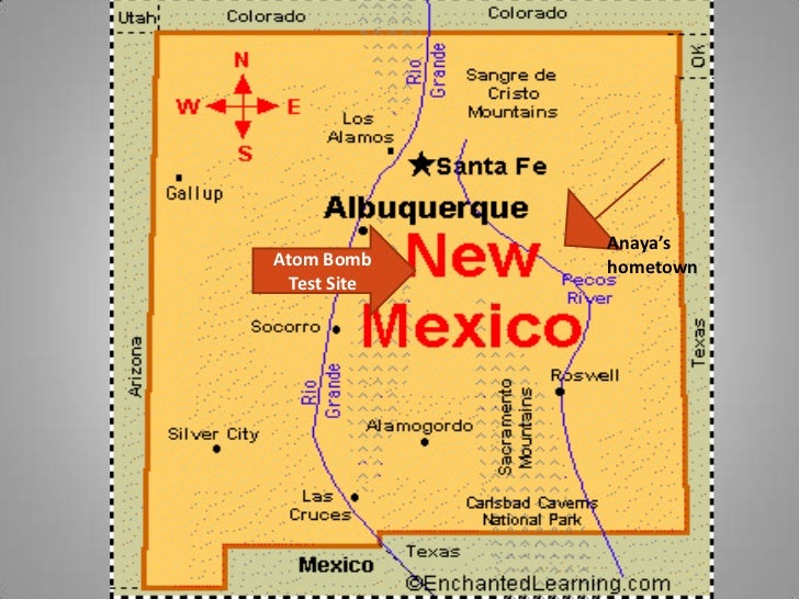 New mexico map