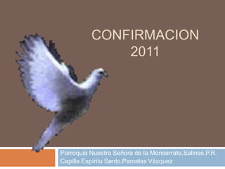 Confirmacion2011 Parroquia Nuestra Señora de la Monserrate,Salinas,P.R. Capilla Espíritu Santo,Parcelas Vázquez 