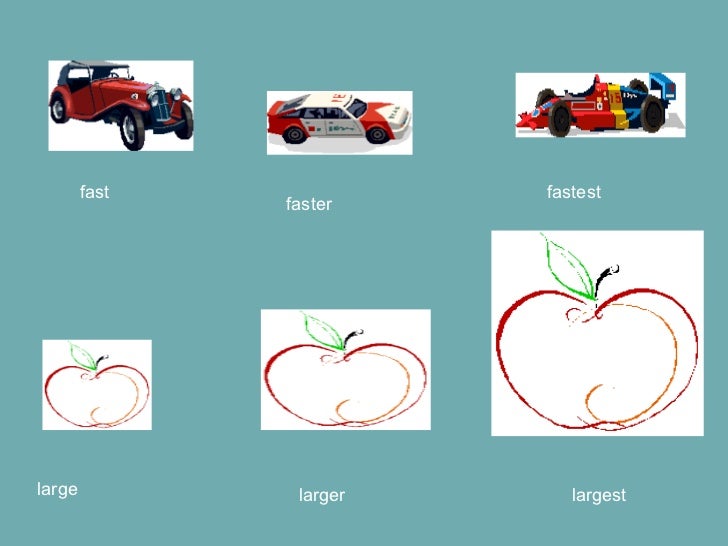 comparative and superlative adjectives