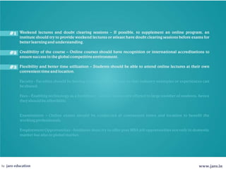 Innovations in Online Education