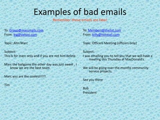 Email Etiquette | PPTX