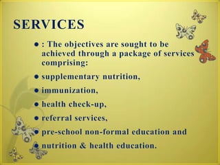 integrated child developmental scheme(ICDS) | PPTX