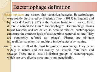 bacteriophage | PPTX