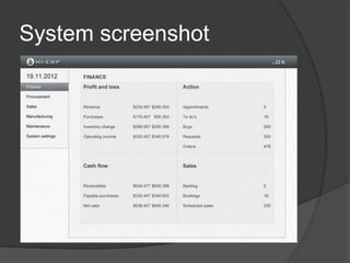System screenshot