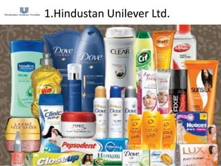 1.Hindustan Unilever Ltd.

 
