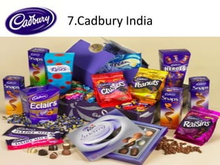 7.Cadbury India

 