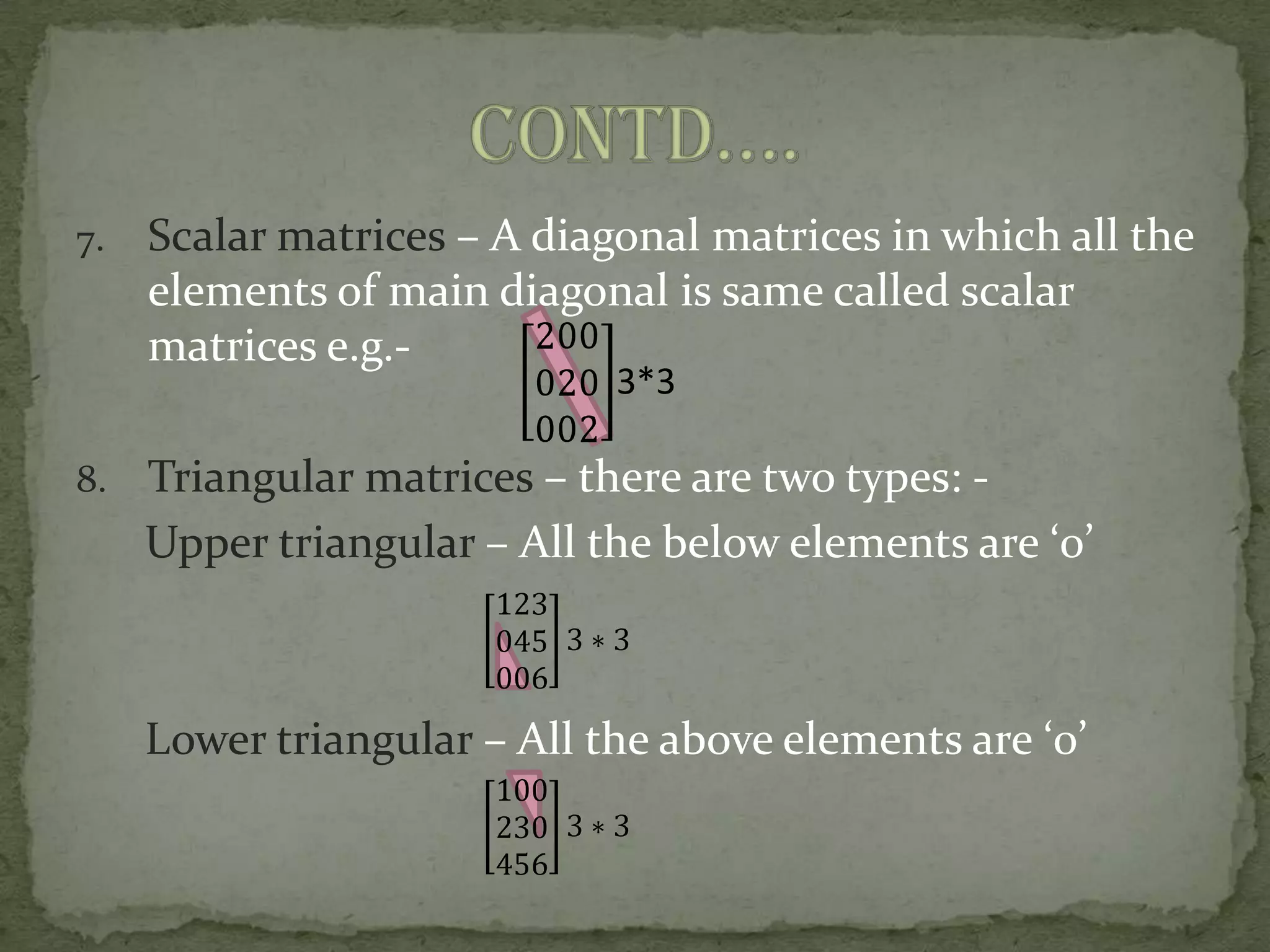 presentation on matrix | PPTX