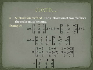 presentation on matrix | PPTX