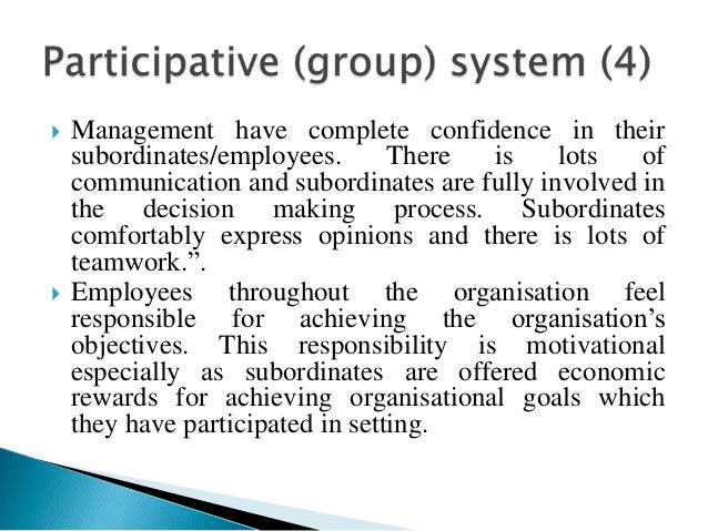 Dr Rensis Likert Management System Theory 