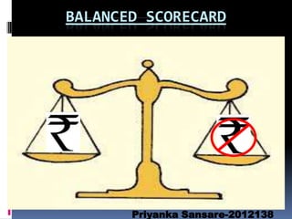 BALANCED SCORECARD

Priyanka Sansare-2012138

 