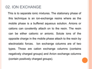 CHROMATOGRAPHY | PPTX
