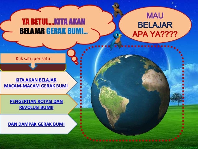 Peristiwa Gerak Bumi