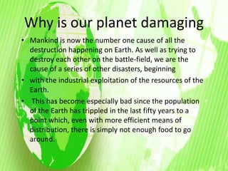 ailing planet part 1 | PPTX