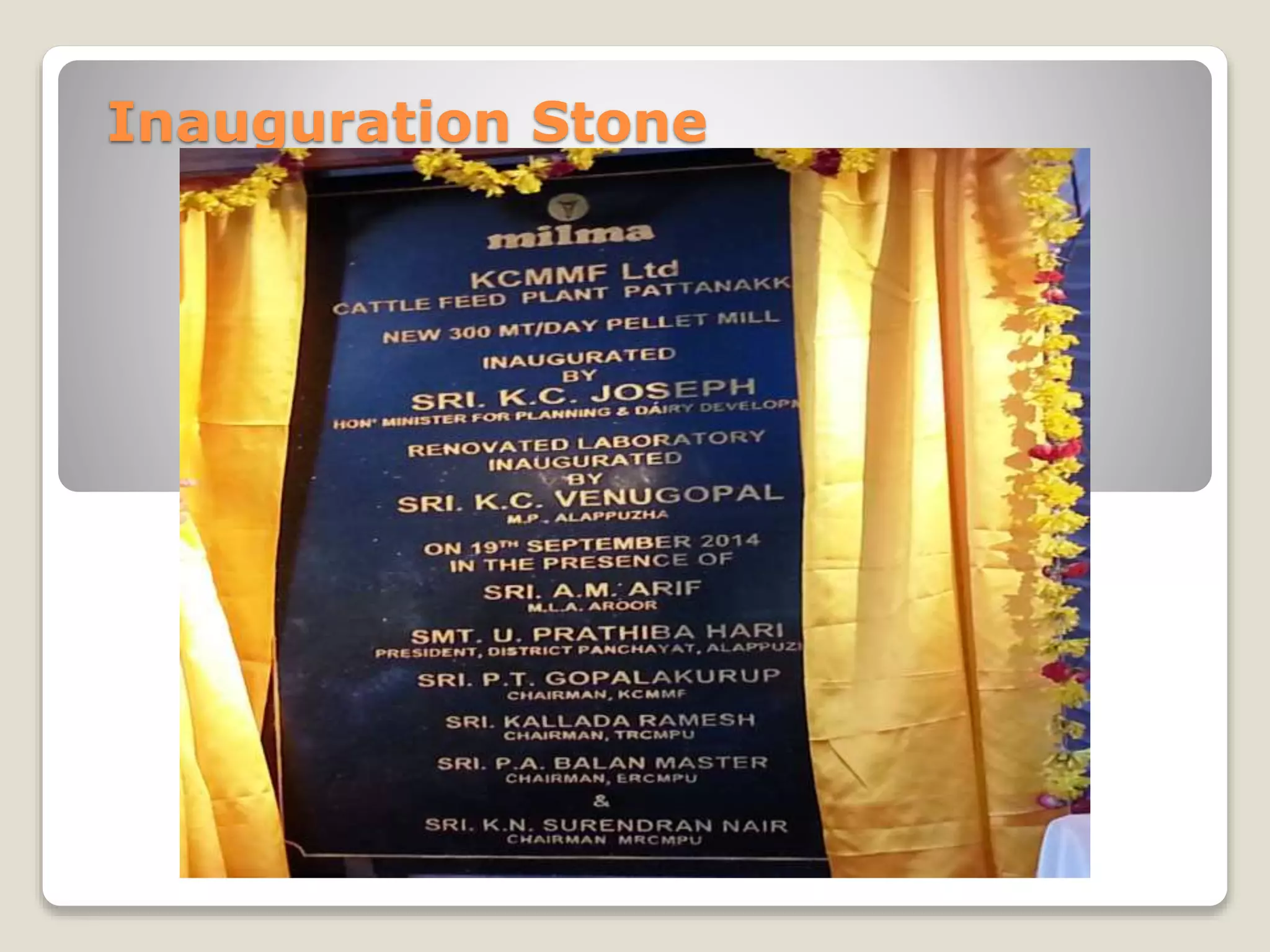 Inauguration Stone 
 