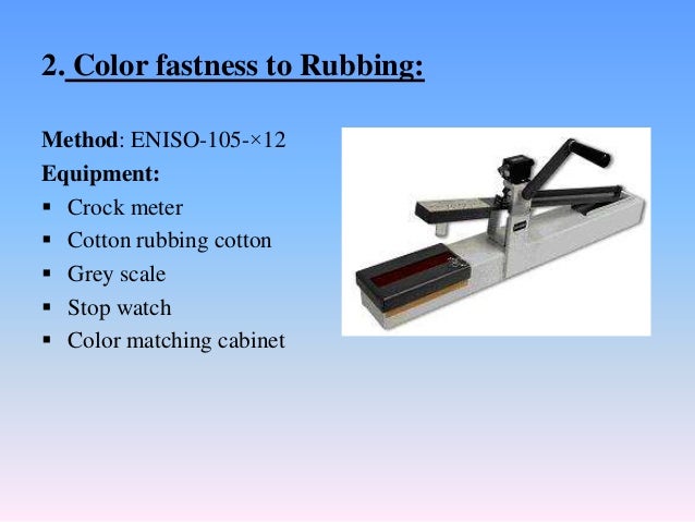 COLOR FASTNESS TO RUBBING EPUB COLOR FASTNESS TO RUBBING EPUB