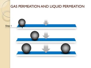 GAS PERMEATION AND LIQUID PERMEATION 
Step 1 
Step 2 
Step 3 
ASHWINI KUMAR 
RISHABH RAJ 
 
