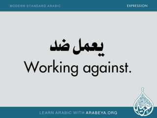 Common Modern Standard Arabic Expressions