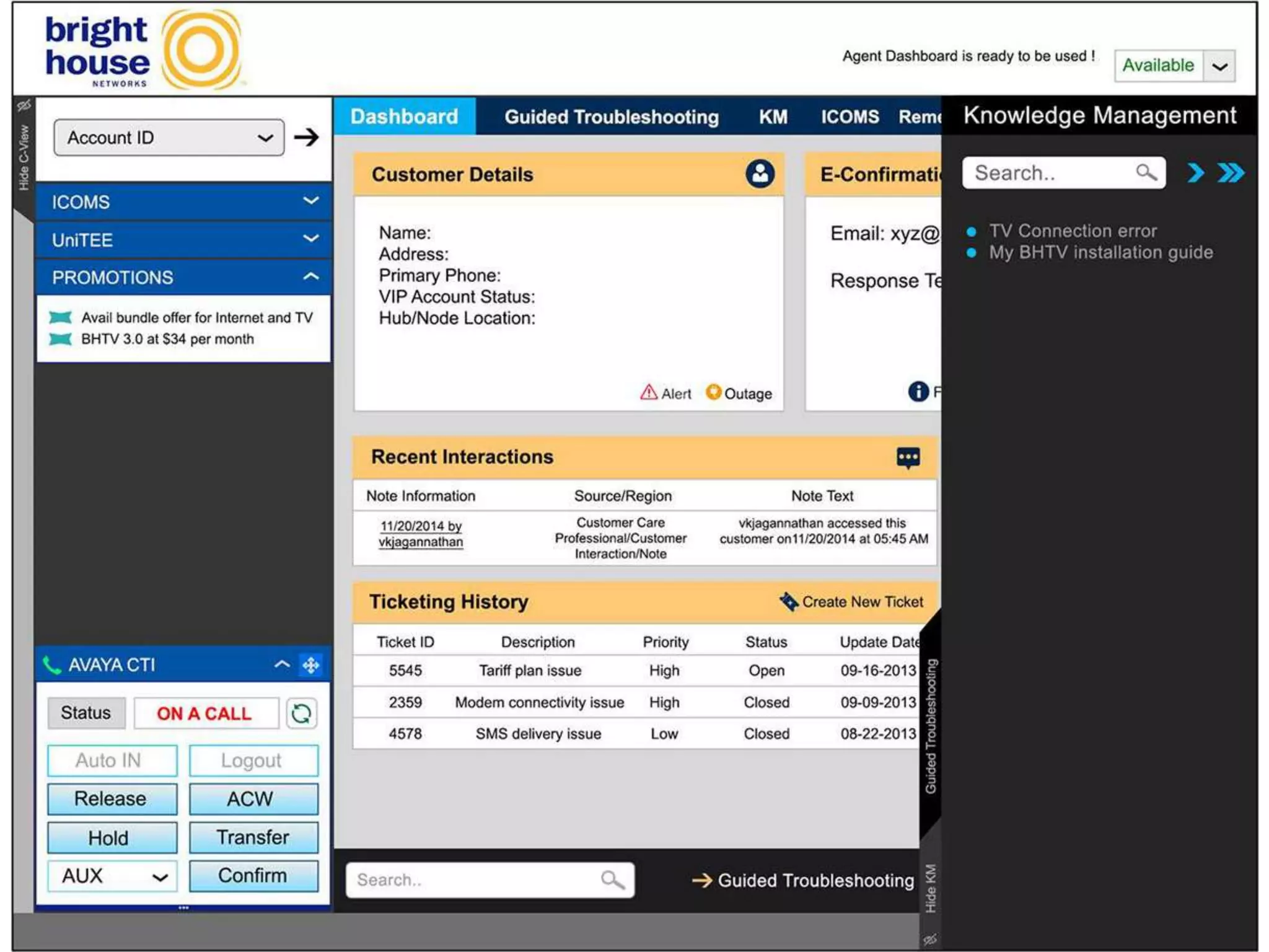 Smart User Unified Dashboard_User Interface