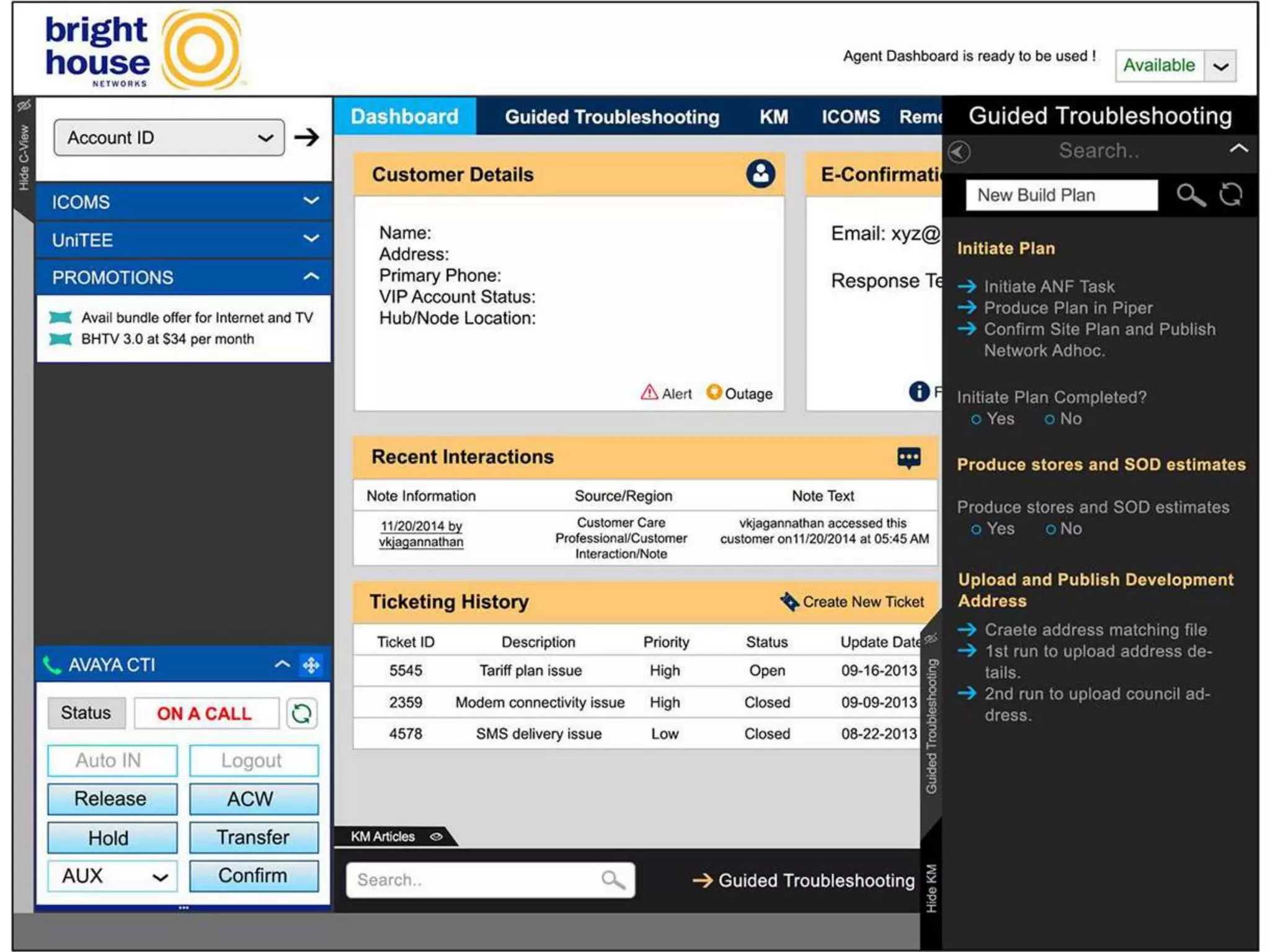 Smart User Unified Dashboard_User Interface