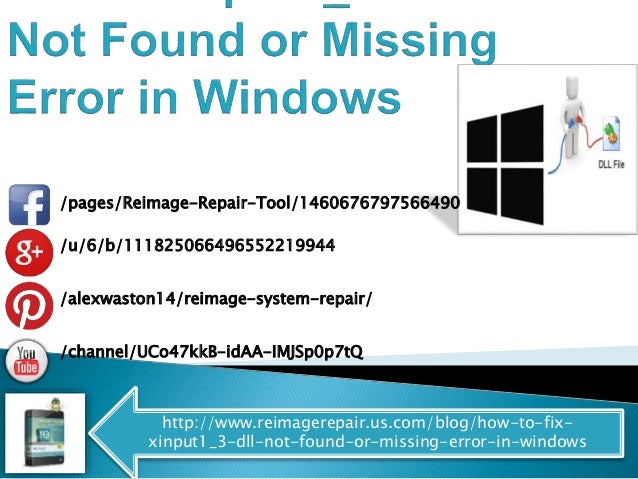 solve xinput1 3 dll not found or missing error in windows