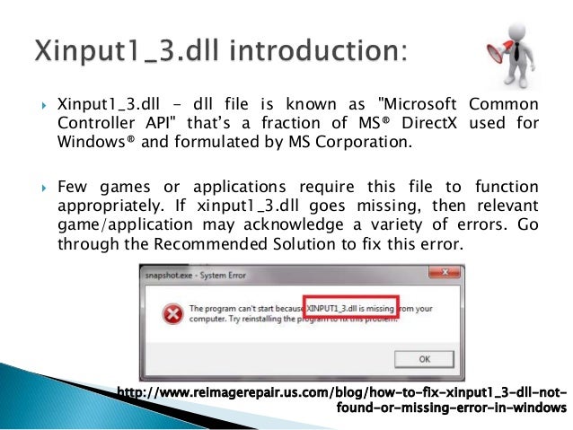 Xinput1_3.dll download. Ошибка xinput1_3.dll для Windows 10. Xinput1. Система не обнаружила xinput1_3.dll.