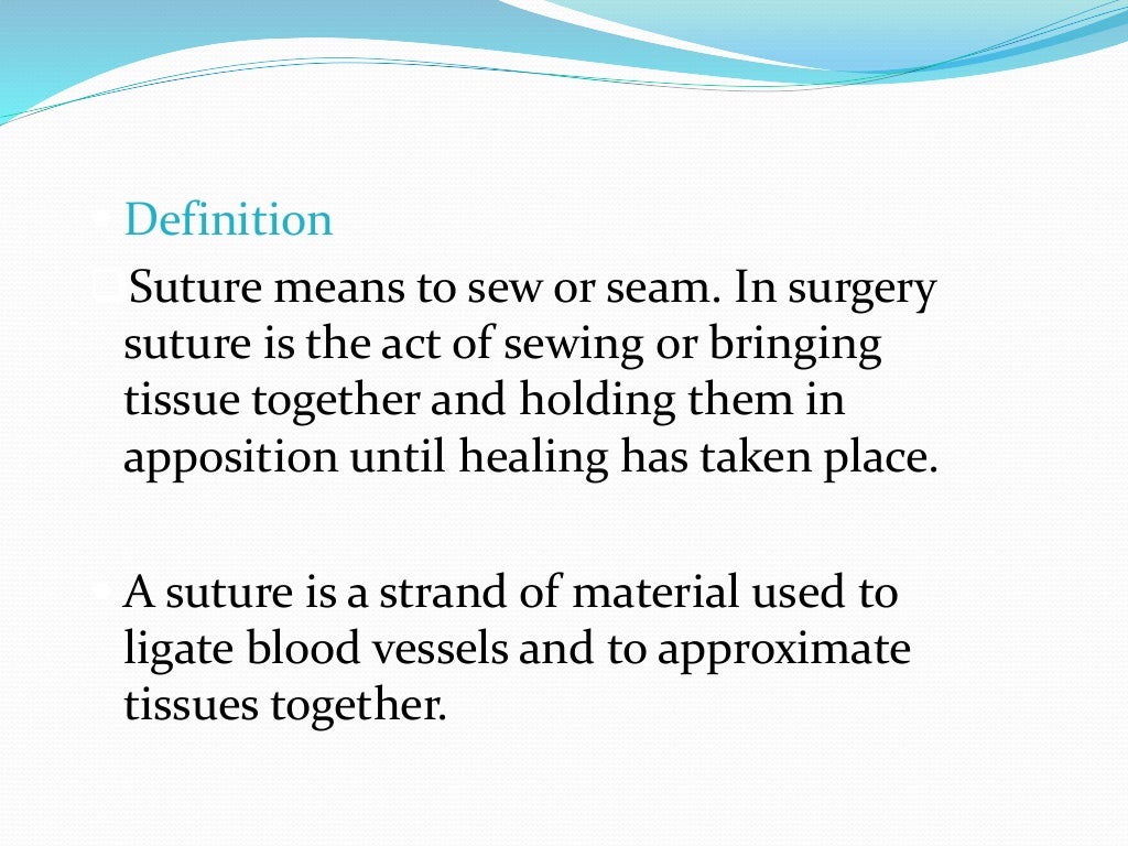 sutures and needles in ophthalmology