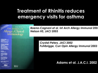Interactions between rhinitis & asthma | PDF