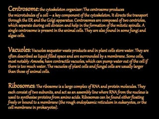 The fundamental unit of life ~ Cell