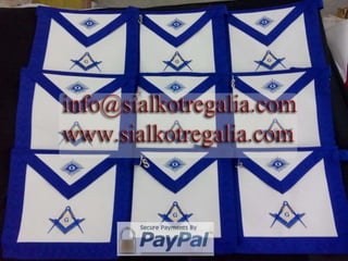Masonic regalia Master apron with rays 