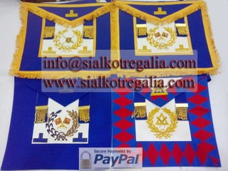 Masonic Grand ranks aprons 