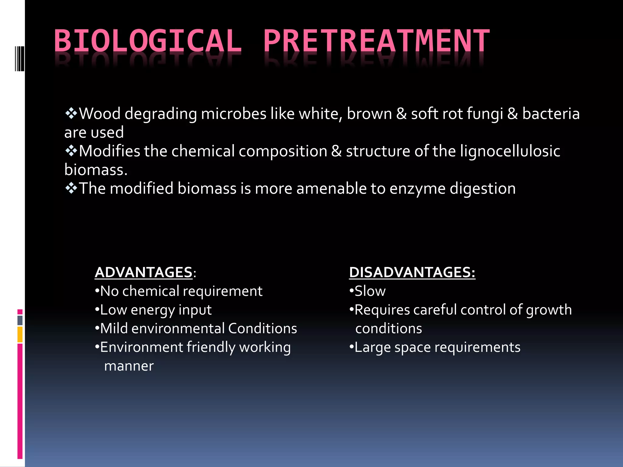pretreatment methods for manufacture of biogas from agricutural wastes ...