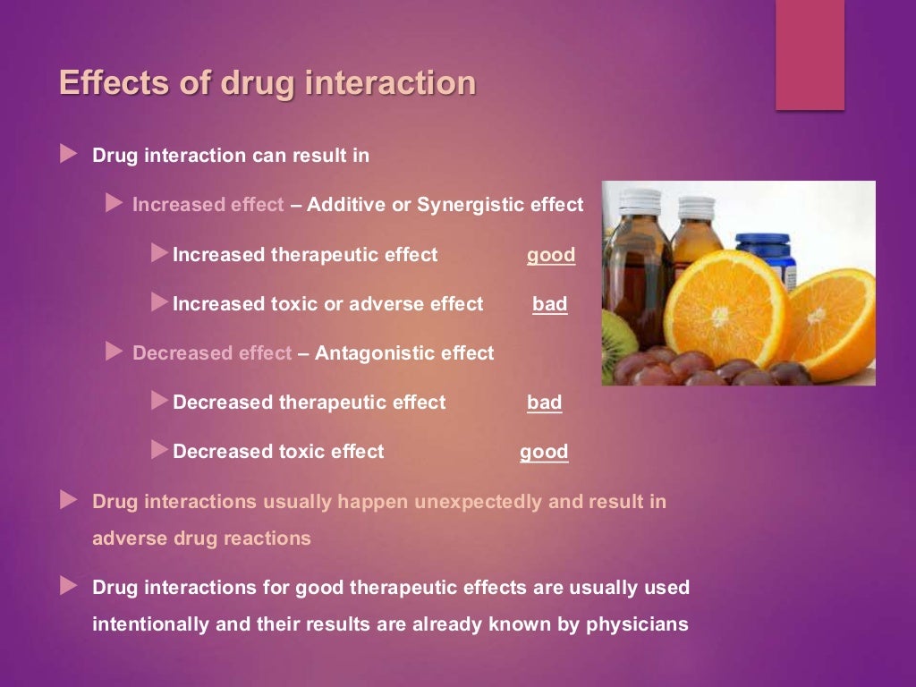 DRUG INTERACTION