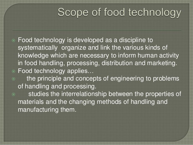 thesis on food technology