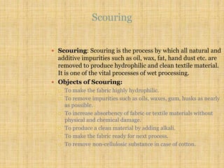 Scouring 