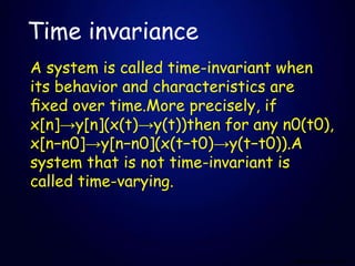 signals and systems | PPT
