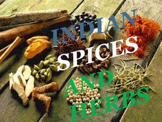 INDIAN SPICES AND HERBS
 