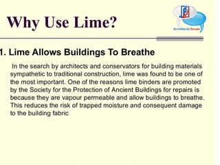 Civil construction material lime