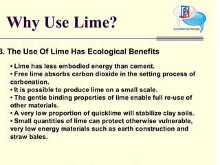 Civil construction material lime