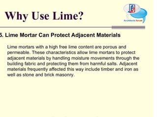 Civil construction material lime