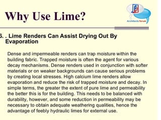 Civil construction material lime