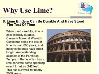 Civil construction material lime