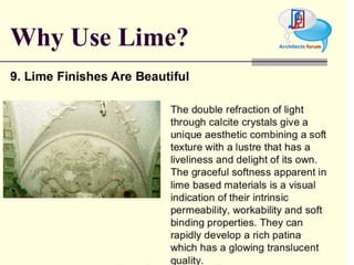 Civil construction material lime