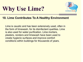 Civil construction material lime