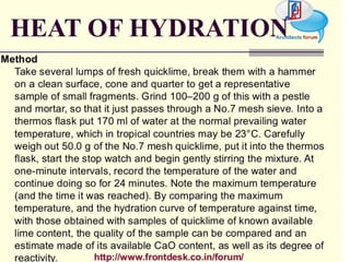 Civil construction material lime