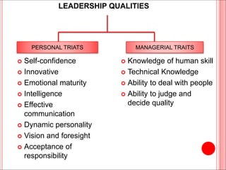 Knowledge Trait Leadership | PPTX