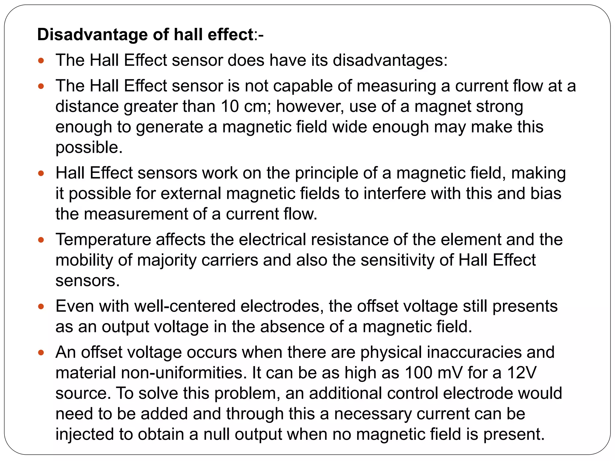 hall effect and hall effect sensor PPT