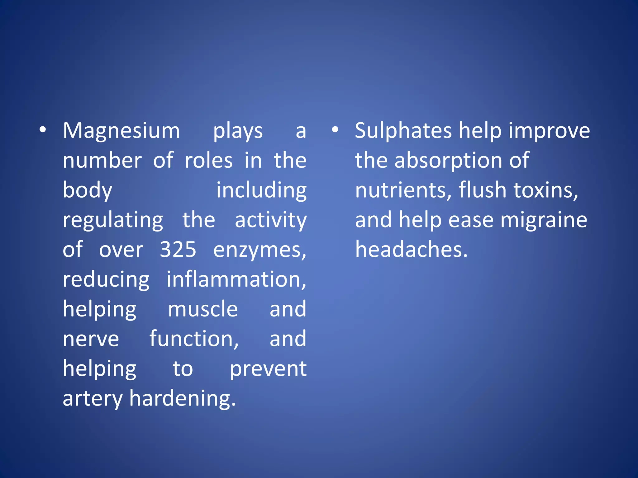 # USE OF EPSOM SALT IN HYDROTHERAPY, # MAGNESIUM SULPHATE | PPTX