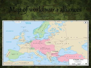 Map of world war 1 alliances
 