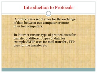 Network protocols | PPT
