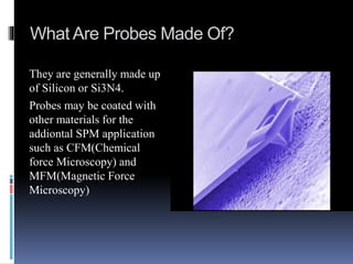 AFM (Atomic Force Microscopy) Slide 12